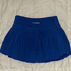 Blue GoldHinge Pleated Mini Skirt for Athletic Wear